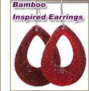 Bamboo Inspired Earrings