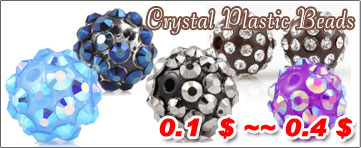 Crystal Plastic Beads