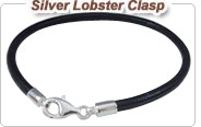 European beads Lobster clasp Leather Bracelets