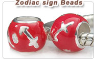 European zodiac signs beads