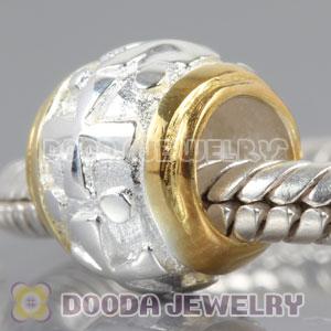 Gold Plated European Style 925 Silver Beads