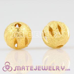 8mm Sambarla Style Gold Plated Copper Beads