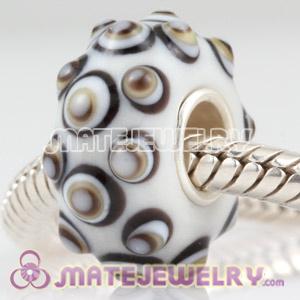 Lampwork Lampwork glass beads in 925 silver single core