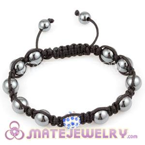 Sambarla Inspired Bracelets with Crystal Alloy Beads and Hematite