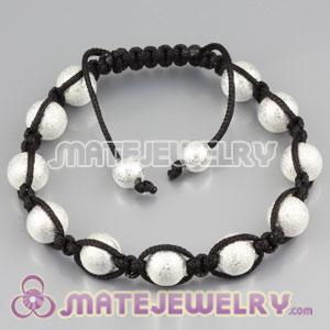 Sambarla Wrap Bracelets with Silver Plated Copper Ball Beads