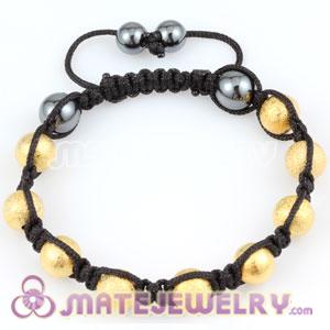 Sambarla Inspired Bracelets with Gold Plated Copper Beads and Hematite