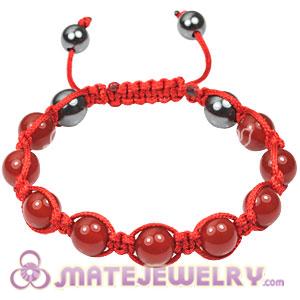 2011 latest Tresor Bracelets with red agate and hemitite beads