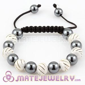 Sambarla Inspired Bracelets with silver plated Copper Beads and Hematite