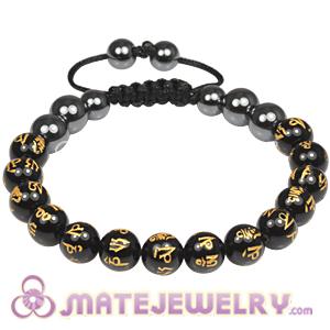 Fashion Tresor mens bracelets with Buddhist beads and Hemitite 