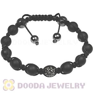 Black Onyx TresorBeads mens bracelets with Hemitite bead