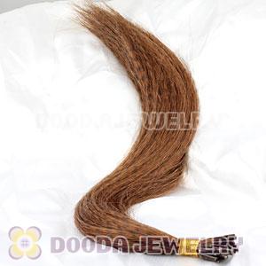 Striped Synthetic Coffee Feather Hair Extension Wholesale