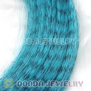 Striped Synthetic Blue Feather Hair Extension Wholesale