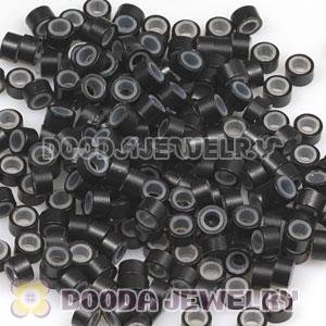 Wholesale Black Silicone Micro Ring Beads For Hair Extension 