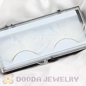 Fashion Radiant Snow White Feather False Eyelash Wholesale