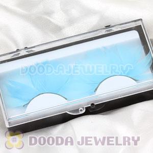 Fashion Dyed Blue Feather False Eyelash Wholesale