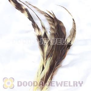 Natural Grizzly Barred Plymouth Rock Rooster Feather Hair Extensions Wholesale