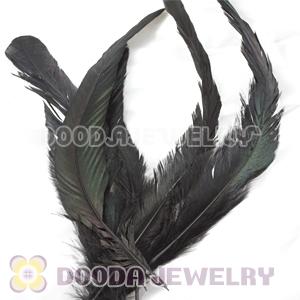 Natural Black Barred Plymouth Rock Rooster Feather Hair Extensions Wholesale