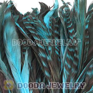 Natural Blue Barred Plymouth Rock Rooster Feather Hair Extensions Wholesale