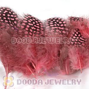Pink Guinea Fowl Feather Hair Extensions Wholesale