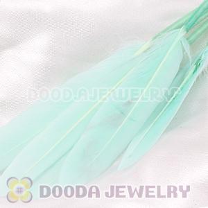 Turquoise Red Goose Satinette Wing Feather Hair Extensions Wholesale