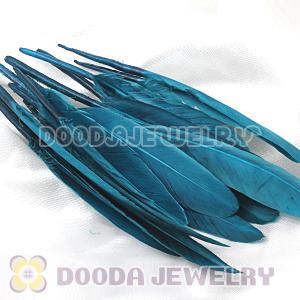 Navy Red Goose Satinette Wing Feather Hair Extensions Wholesale