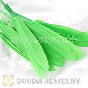 Lime Goose Satinette Wing Feather Hair Extensions Wholesale