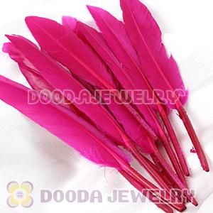 Poinsettia Goose Satinette Wing Feather Hair Extensions Wholesale