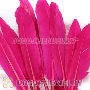 Poinsettia Goose Satinette Wing Feather Hair Extensions Wholesale