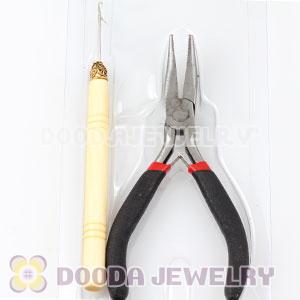 Stainless Clip Plier And Pulling Needle Hair Extension Kit