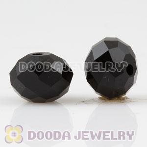 10mm Handmade Style Black Faceted Crystal Glass Beads Wholesale