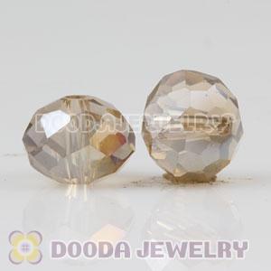 10mm Handmade Style Yellow Faceted Crystal Glass Beads Wholesale