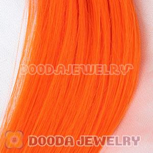 Fashion Orange Synthetic Feather Extension Wholesale