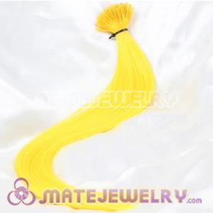 Fashion Yellow Synthetic Feather Hair Extensions Cheap 