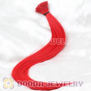 Fashion Red Synthetic Feather Extension Wholesale