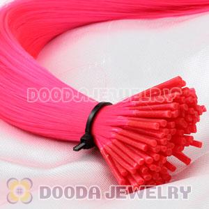Fashion Fushia Synthetic Feather Extension Wholesale