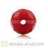 8mm Handmade Style Red Faceted Crystal Glass Beads Wholesale