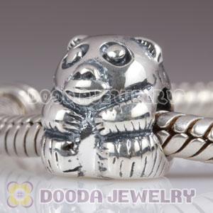 S925 Sterling Silver European Style Pandas Beads Animal charms