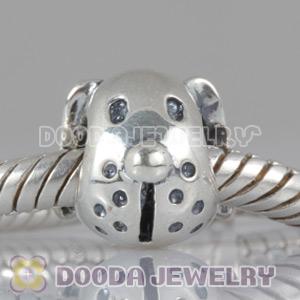 S925 Sterling Silver European Style Dog Beads