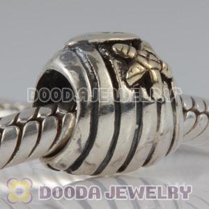 Gold Plated Starfish European Style 925 Silver Shell Beads