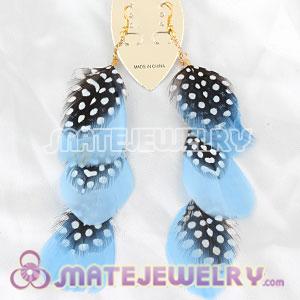 Blue Long Feather Earrings Forever 21 For Sale
