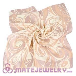 Wholesale 50X50CM Printed Silk Scarves Natural Small Square Pure Silk Scarf