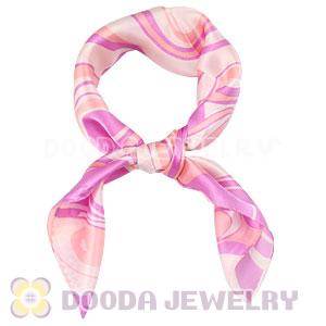 Printed Silk Scarf 50X50cm Small Square Satin Pure Silk Scarves Wholesale