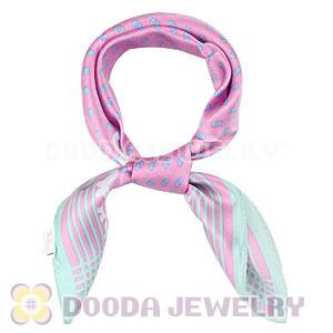 Printed Silk Scarf 50X50cm Small Square Satin Pure Silk Scarves Wholesale