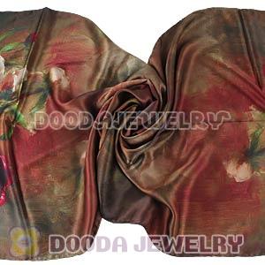 Cheap Designer Silk Scarves 170×50cm Long Oblong Silk Scarves Wholesale