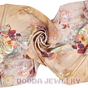 Cheap Designer Silk Scarves 170×50cm Long Oblong Silk Scarves Wholesale