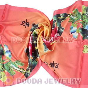 Cheap Designer Silk Scarves 170×50cm Long Oblong Silk Scarves Wholesale