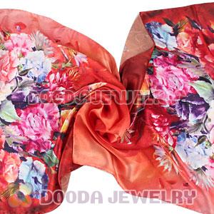Cheap Designer Silk Scarves 170×50cm Long Oblong Silk Scarves Wholesale