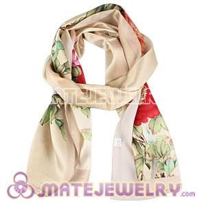 Wholesale Designer Silk Scarves 170×50CM Natural Long Oblong Silk Scarves 