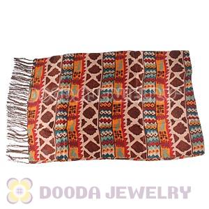 Long Oblong Fringed Silk Scarves 170×50cm Silk Scarf Painting Wholesale 