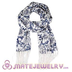 Wholesale Long Oblong Fringed Silk Scarf 170×50CM Silk Scarves For Painting